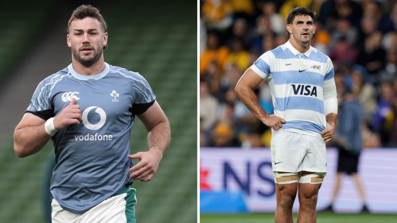 Split with Ireland's Caelan Doris and Argentina's Pablo Matera.