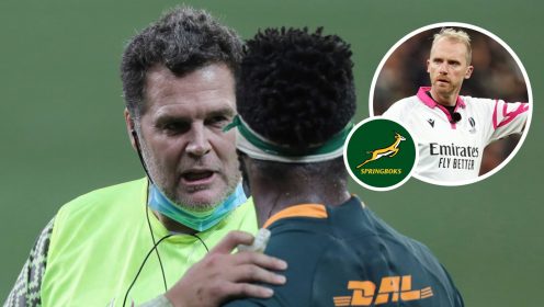 Wayne Barnes praises Springboks ‘inventiveness’ despite Rassie Erasmus’ ‘calculated and vindictive attack’ on Nic Berry