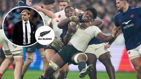 ‘He’s the future’ – Scott Robertson hails All Blacks rookie after exceptional 79-minute performance against France