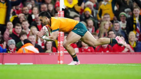 Wallabies run riot in EIGHT-TRY victory over Wales as pressure mounts on Warren Gatland