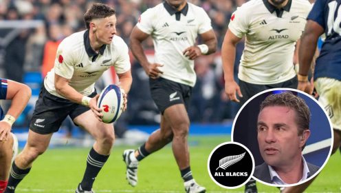 Justin Marshall offers theory for Scott Robertson’s contentious Cam Roigard call after ‘outstanding’ scrum-half ‘outplayed’ Antoine Dupont
