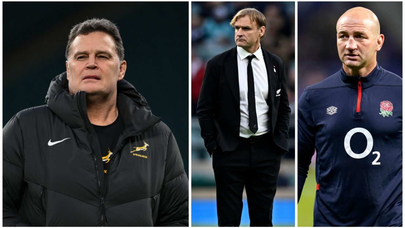 Split with Rassie Erasmus, Scott Robertson and Steve Borthwick.