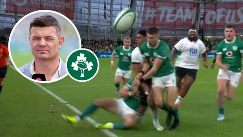 ‘If it was Owen Farrell it’s a different story’ – Brian O’Driscoll believes Sam Prendergast ‘was very lucky’ to escape a red card