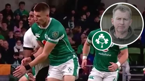 ‘Why was it not a red card?’ – Nigel Owens weighs in on controversial Sam Prendergast incident after ‘green jersey’ bias claims