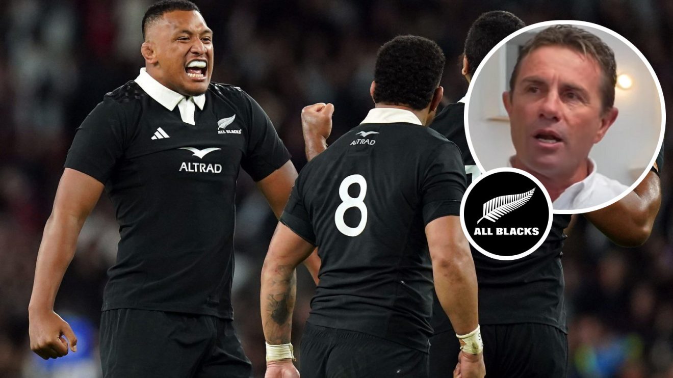 All Blacks players and Justin Marshall image