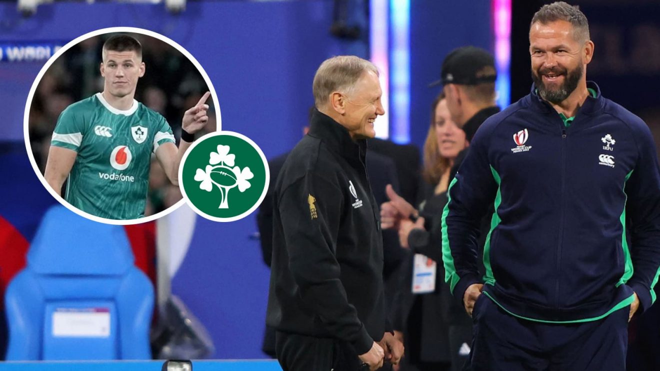 Joe Schmidt and Andy Farrell face off in the Ireland v Australia fixture.