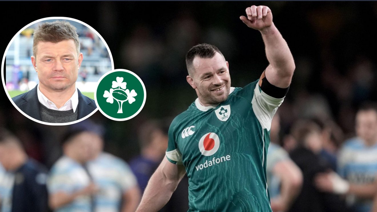 Brian O'Driscoll and Cian Healy image