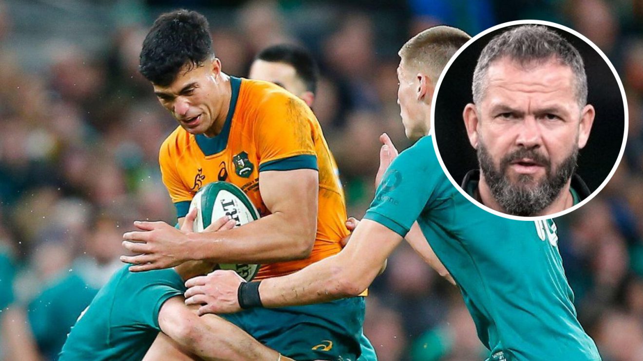 Joseph Suaali and Andy Farrell image