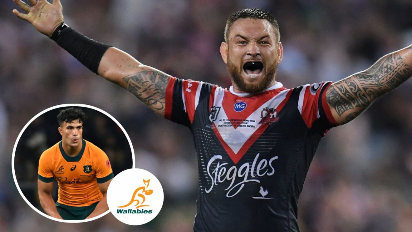 Jared Waerea-Hargreaves is proud of Wallabies star Joseph Suaalii.