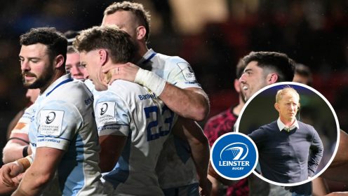 Leinster boss gives verdict on Jordie Barrett’s debut and quickly shuts down possible speculation after brother’s visit