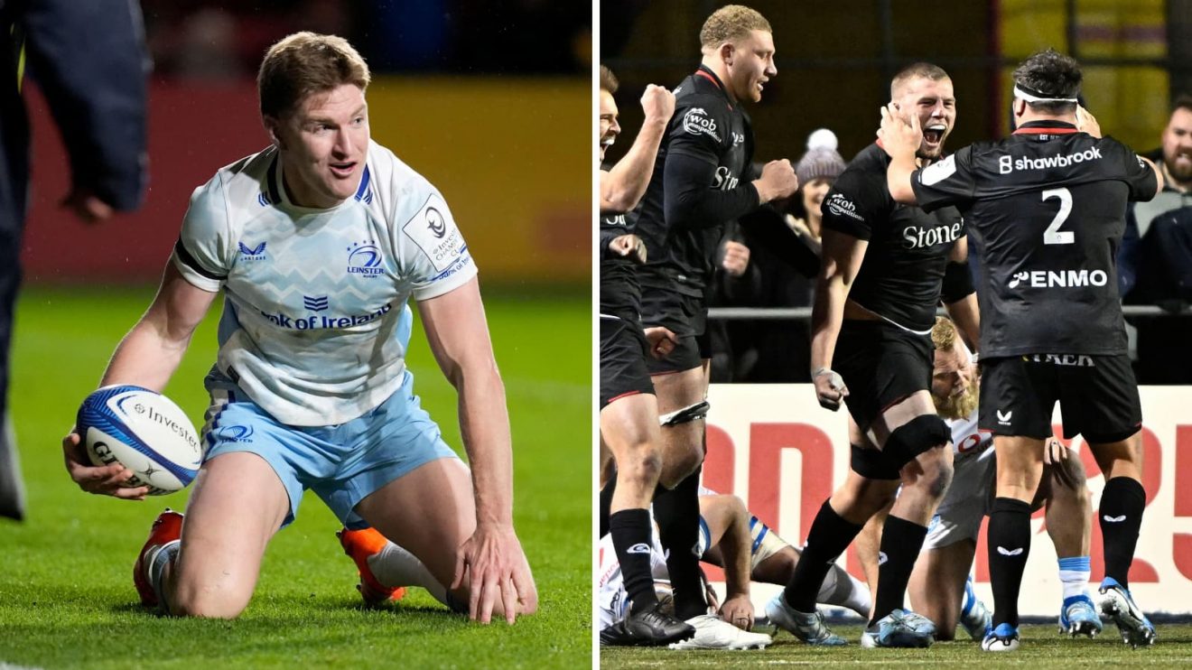 Leinster centre Jordie Barrett and Saracens number eight Tom Willis made our team.