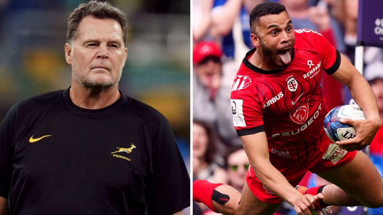 Springboks head coach Rassie Erasmus and Toulouse wing Matthis Lebel are up for awards.