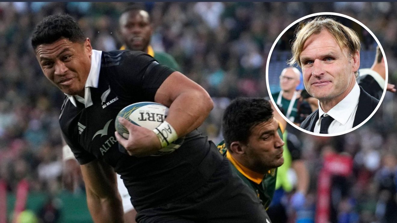 All Blacks v Springboks and Scott Robertson image