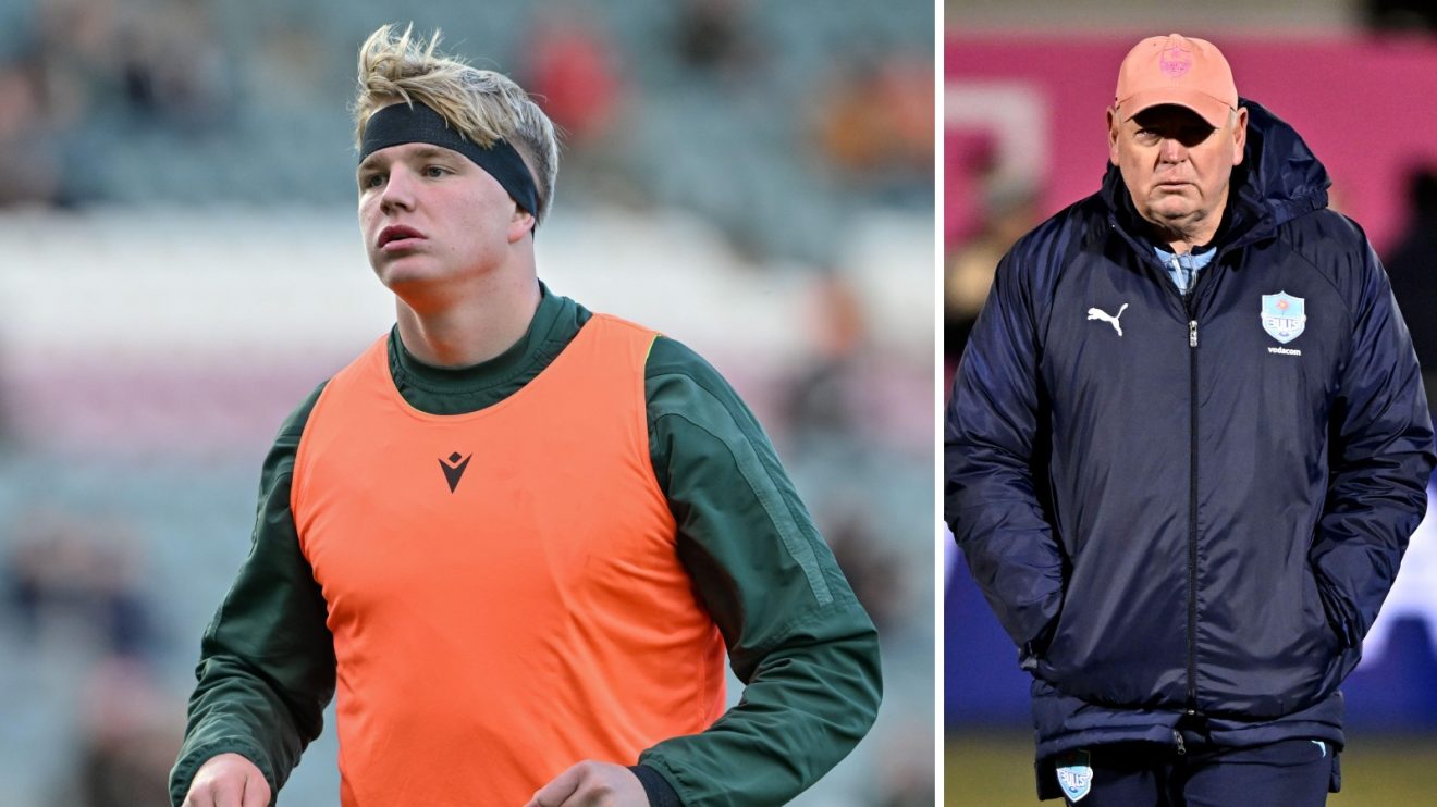 Split with Northampton's Henry Pollock and Bulls boss Jake White.