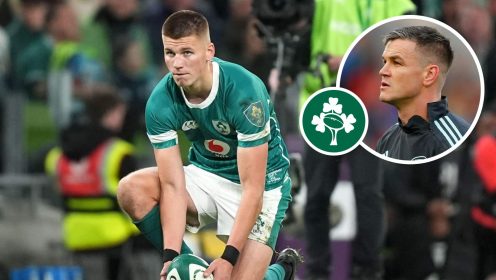 Sam Prendergast’s verdict on Johnny Sexton’s involvement with Ireland