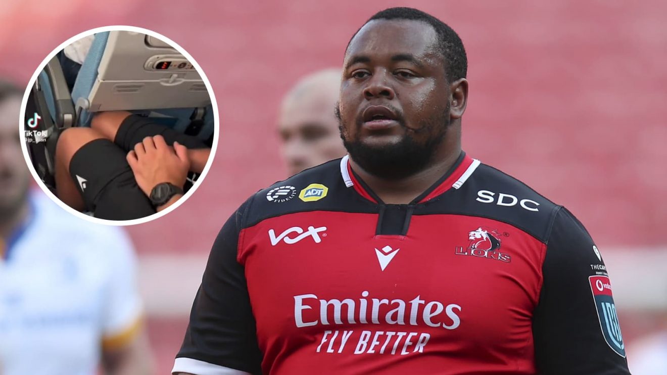 Lions prop Asenathi Ntlabakanye.