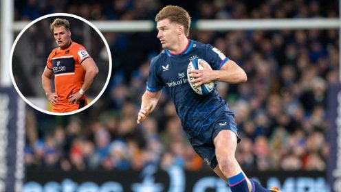 URC teams: Jordie Barrett swaps position again for Leinster while Duhan van der Merwe hits 100 for Edinburgh in 1872 Cup clash