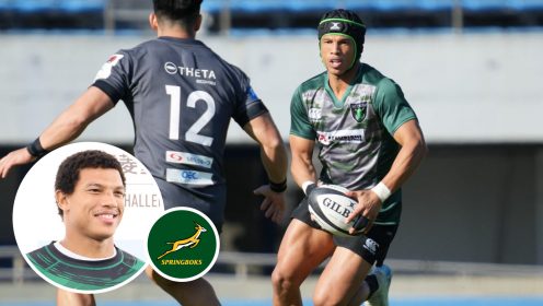 Springboks: Kurt-Lee Arendse makes immediate impact on debut for new Japanese club