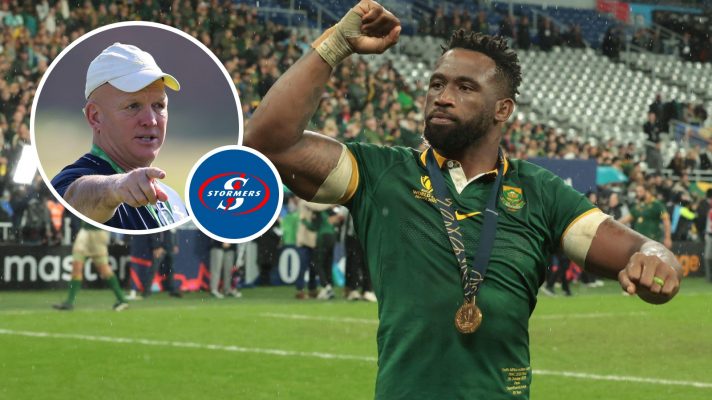 Split with Siya Kolisi and John Dobson.