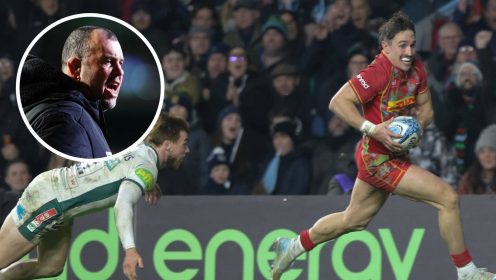 Michael Cheika claims officiating error ‘decided’ Premiership clash as referees chief admits to technology gaffe