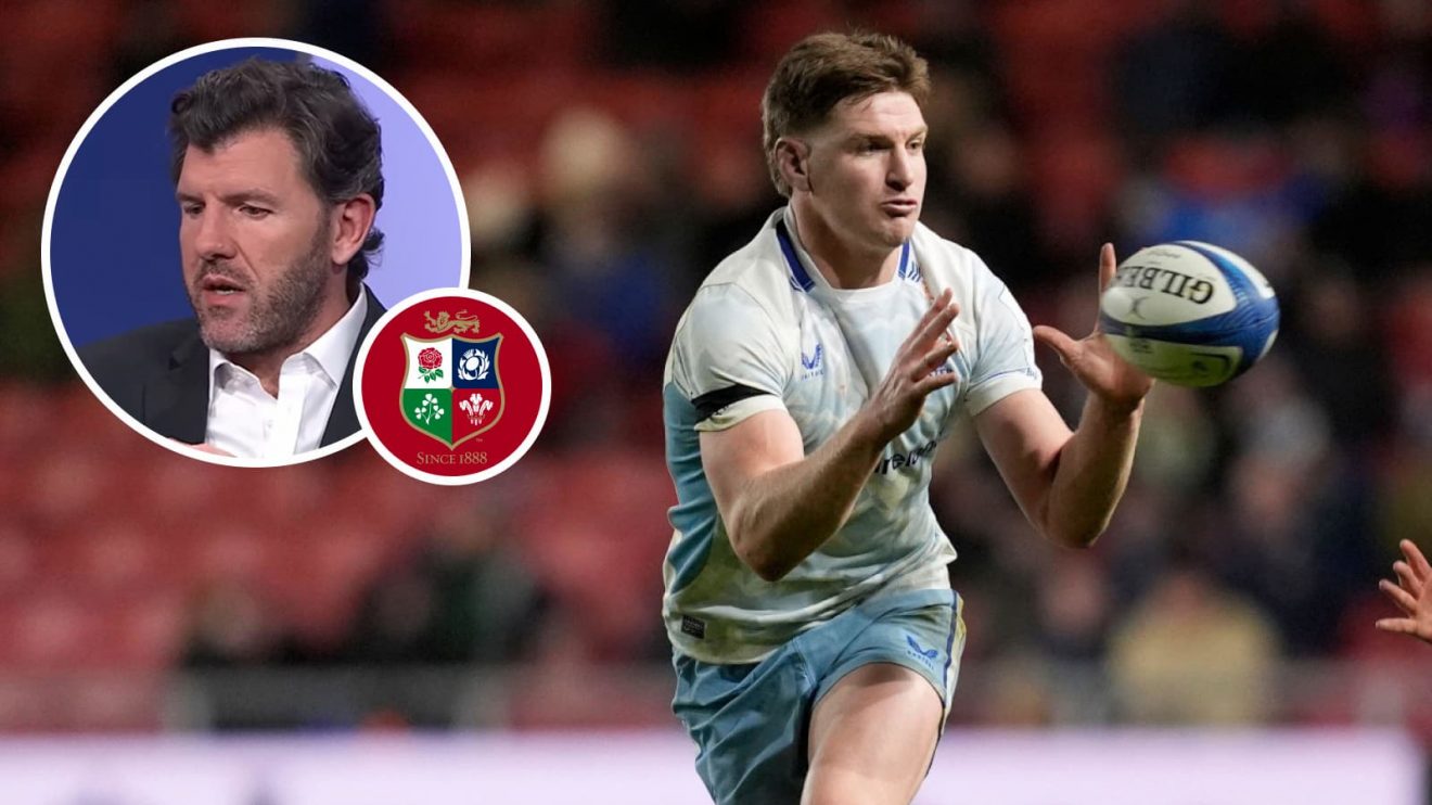 Jordie Barret in action for Leinster and ex-Ireland star Shane Horgan (inset).