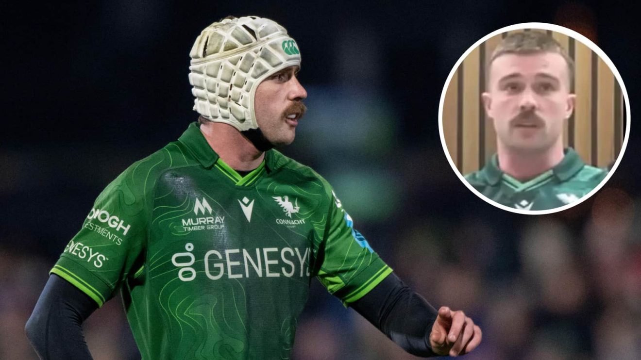 Connacht and Ireland winger Mack Hansen.