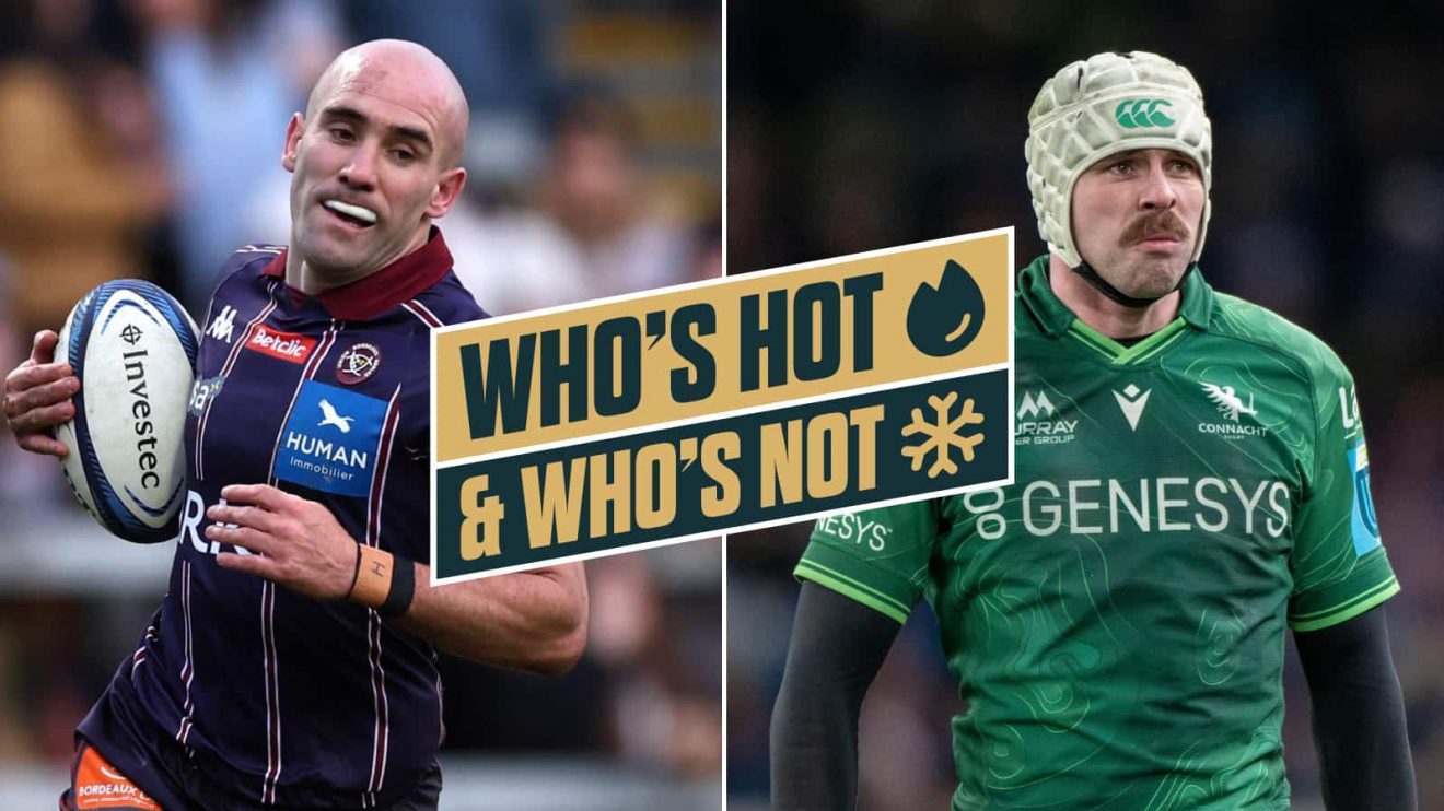 Bordeaux and France scrum-half Maxime Lucu and Connacht winger Mack Hansen