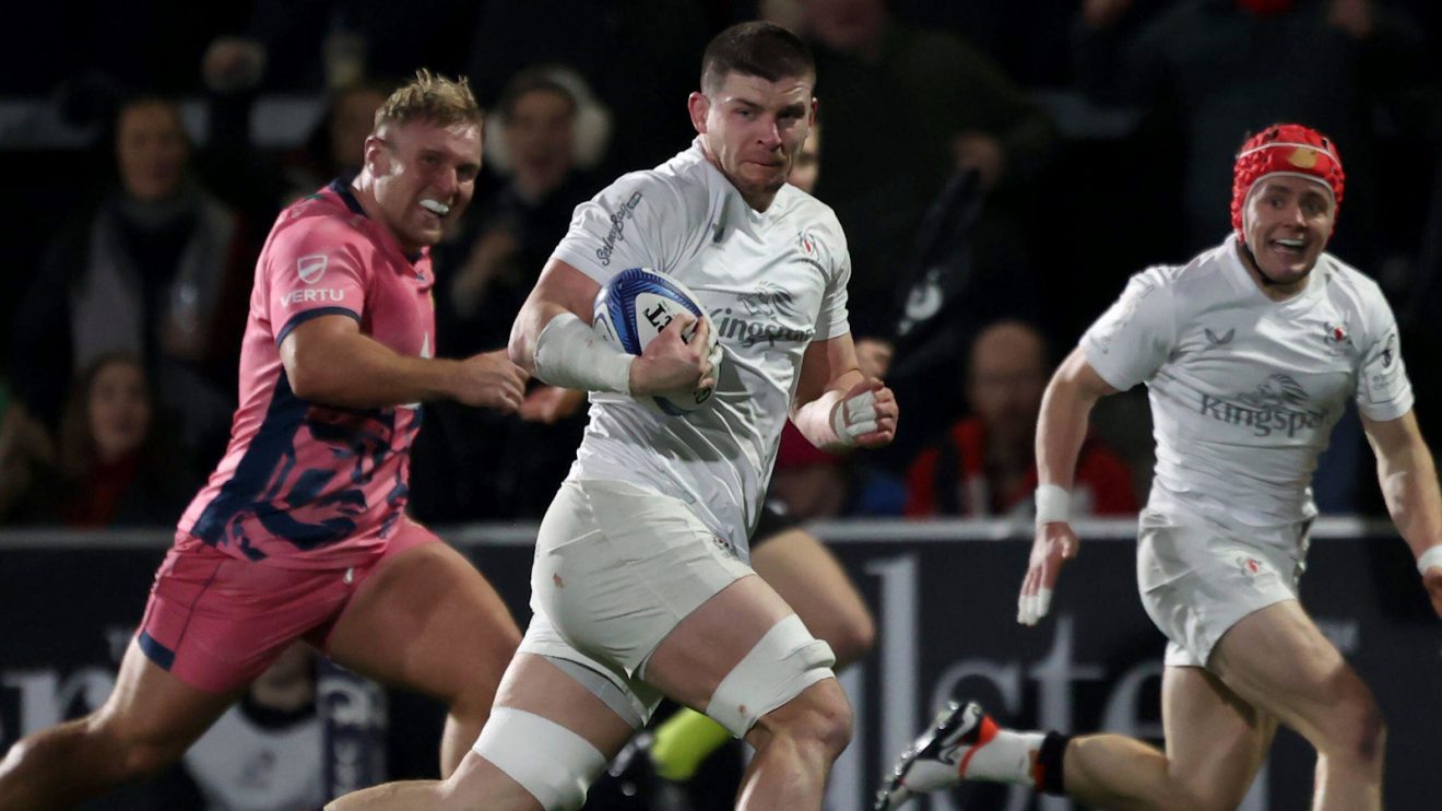 Ulster back-row Nick Timoney against Exeter Chiefs.