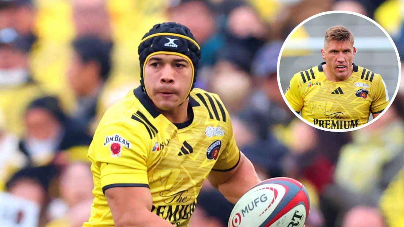 Suntory Sungoliath stars Cheslin Kolbe and Sean McMahon.