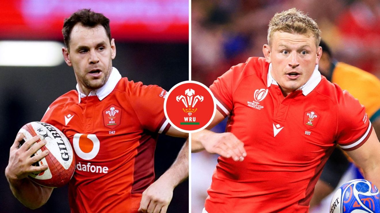 A two pannell image of Tomos Williams and Jac Morgan