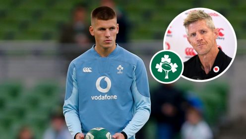 Simon Easterby explains why selection went Sam Prendergast’s ‘way’ in one of ‘six or seven tough’ calls as Ireland look to ‘evolve’