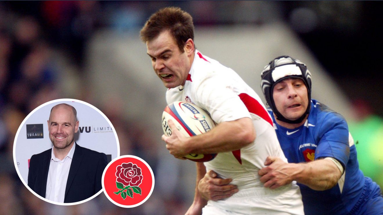Charlie Hodgson today and in action for England v France