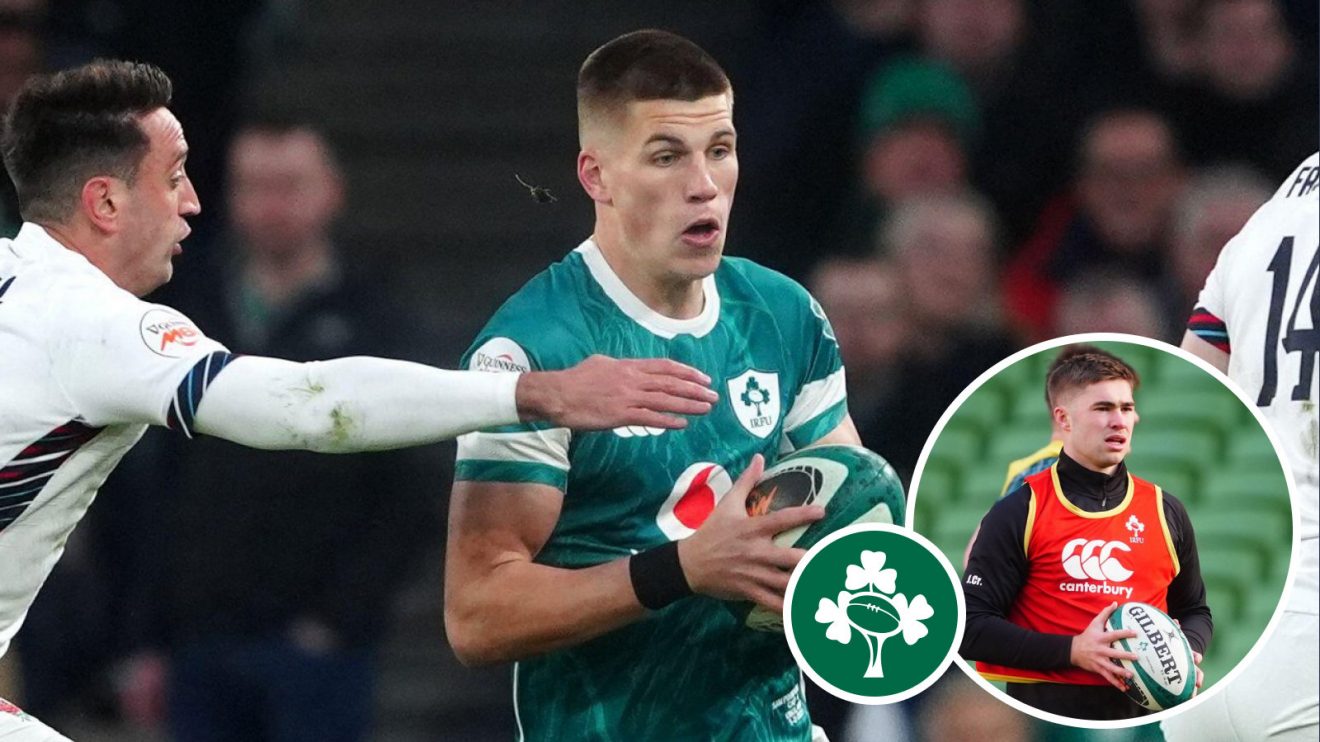 Sam Prendergast and Jack Crowley image