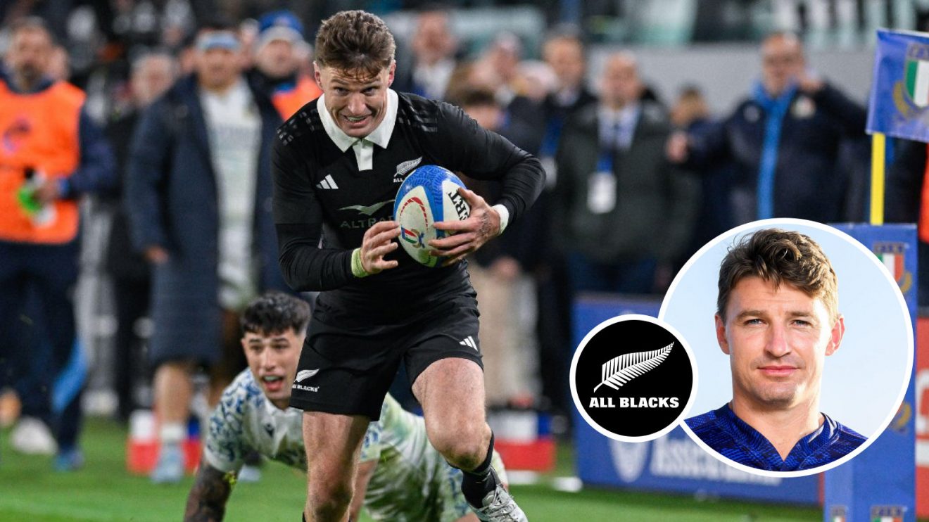 Beauden Barrett All Blacks and SRP launch image
