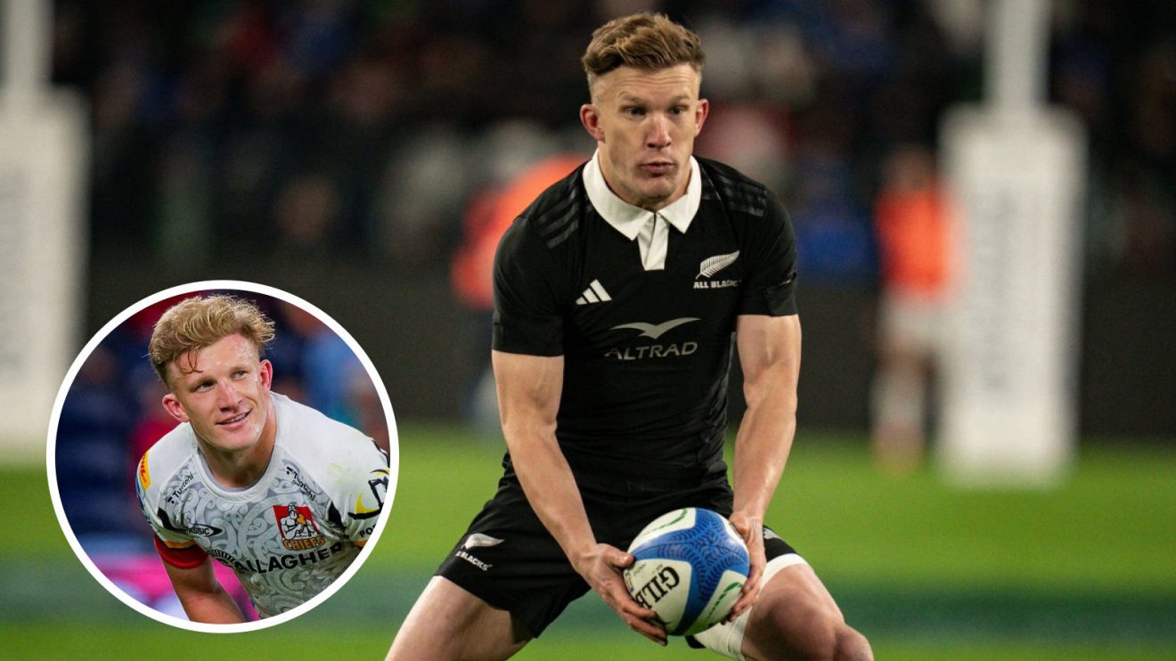 Damian McKenzie in action for the Chiefs and ABs