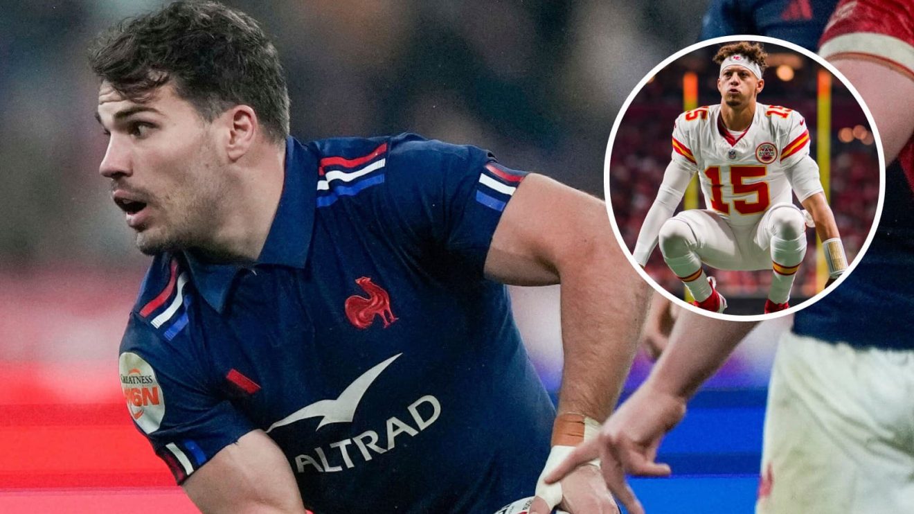France scrum-half Antoine Dupont has been likened to NFL star Patrick Mahomes.