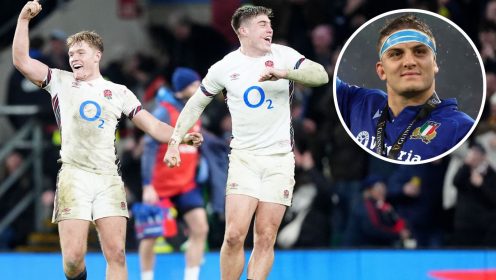 Six Nations Team of the Week: Fin Smith pips Sam Prendergast as ‘gladiatorial’ Italian takes top gong