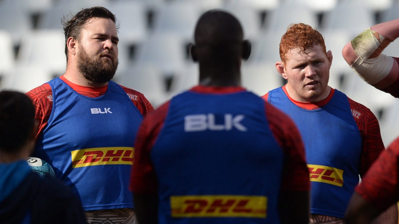 Frans Malherbe and Steven Kitshoff Stormers training - Alamy