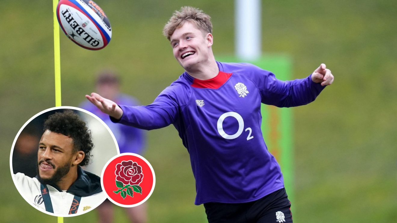 Courtney Lawes and Fin Smith photo