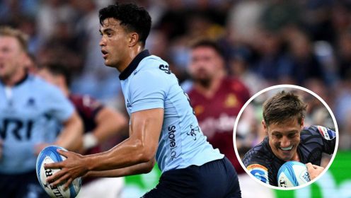 Super Rugby Pacific winners and losers: Joseph Suaalii ‘shows his class’ for Waratahs while Cam Roigard struggles in New Zealand derby