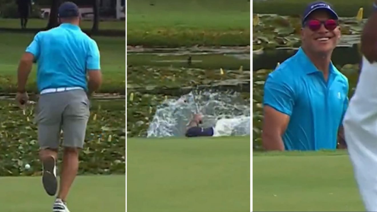 Schalk Brits in golfing mishap.