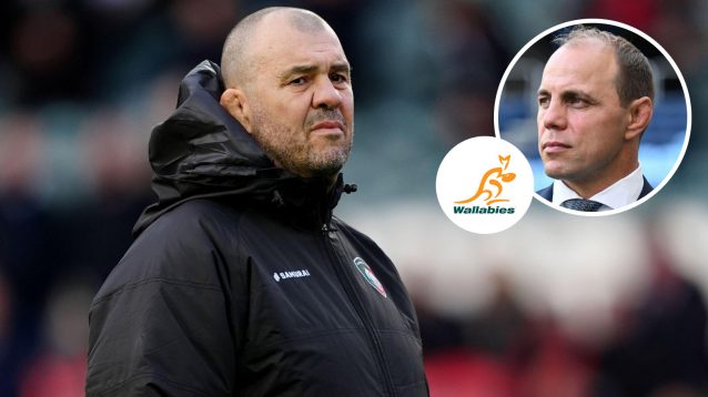 Joe Schmidt’s successor hunt heats up as ex-Wallabies boss spotted meeting with Rugby Australia chief