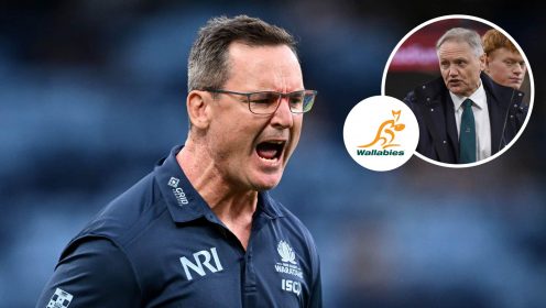 Potential Joe Schmidt successor confirms ‘small chat’ as counterpart does not expect to be ‘offered’ the Wallabies job