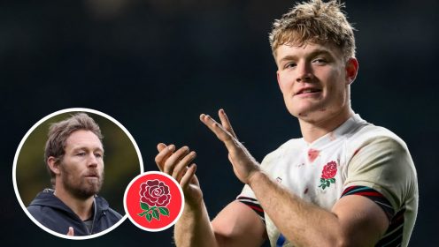 England fly-half Fin Smith reveals source of inspiration for his tough tackling – and it’s not his idol Jonny Wilkinson