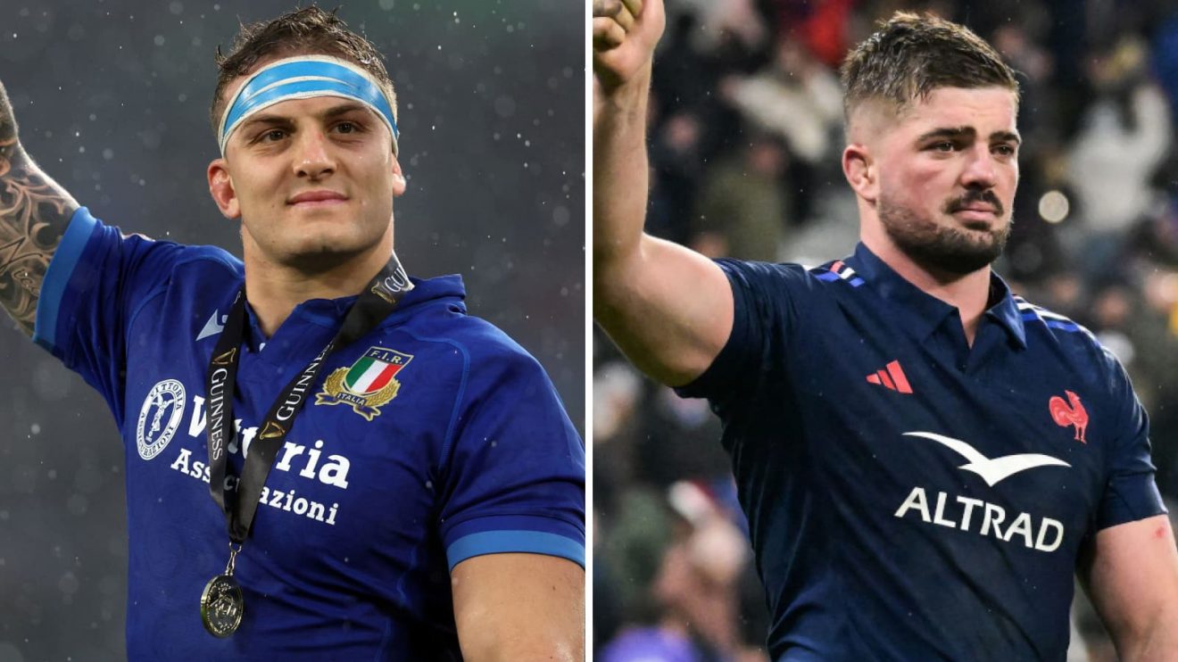 Lorenzo Cannone and Gregory Alldritt will do battle in Italy v France.