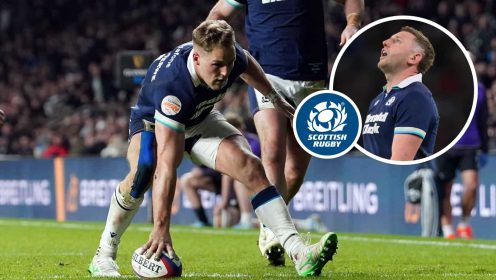 Finn Russell reveals the ‘first thing’ he said to Duhan van der Merwe after missed match-winner and addresses referee’s controversial instruction