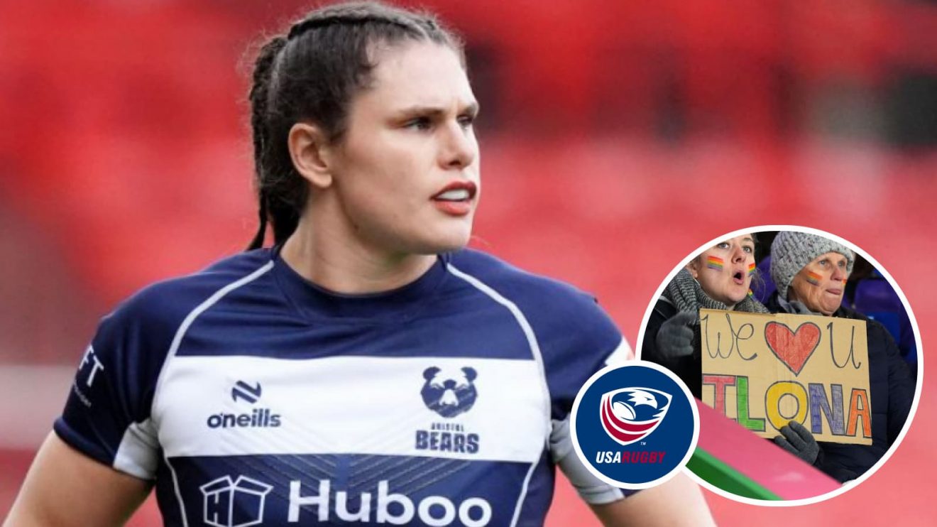 USA star Ilona Maher in action for Bristol Bears.