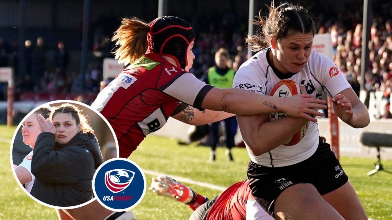 USA star Ilona Maher scores for Bristol Bears in final Premiership Women's Rugby game.