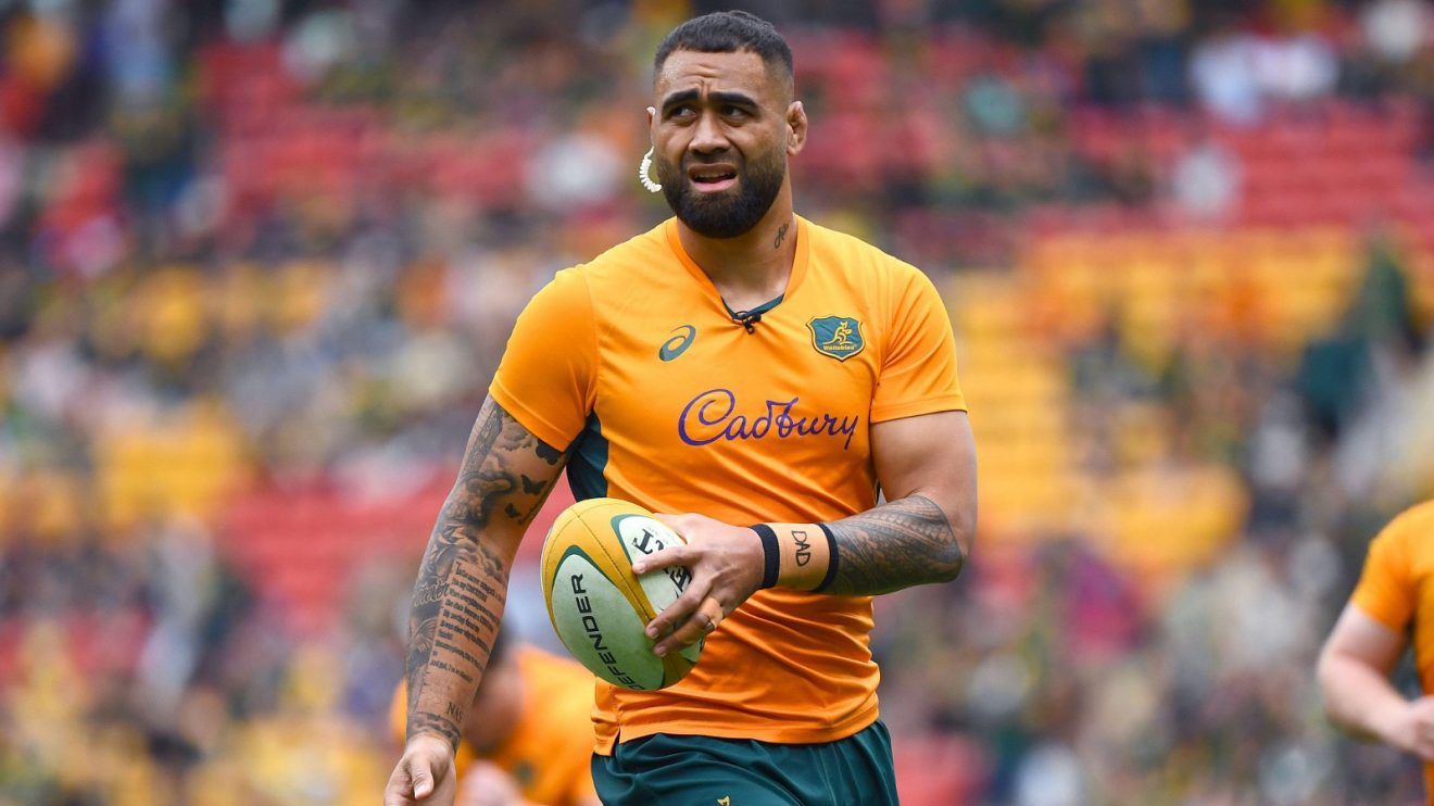 Lukhan Salakaia-Loto Wallabies warm-up RC 2024 - Alamy