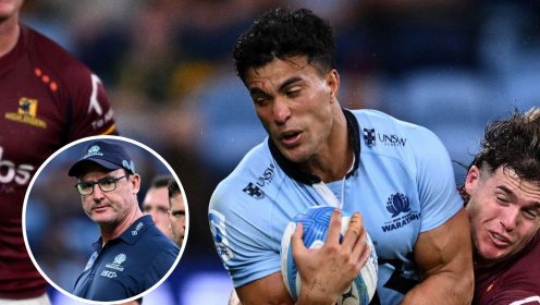 Joseph Suaalii suffers rare injury not ‘dealt with every day’ as Dan McKellar remains ‘hopeful’ after Wallabies star’s setback